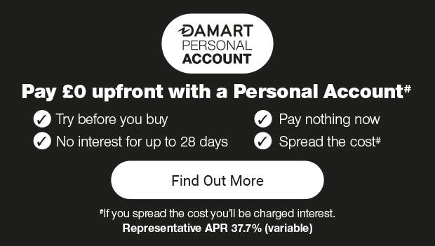 Pay £0 upfront with a personal account - Find out more