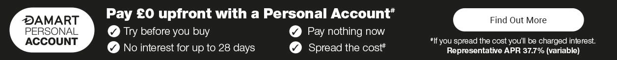 Pay £0 upfront with a personal account - Find out more