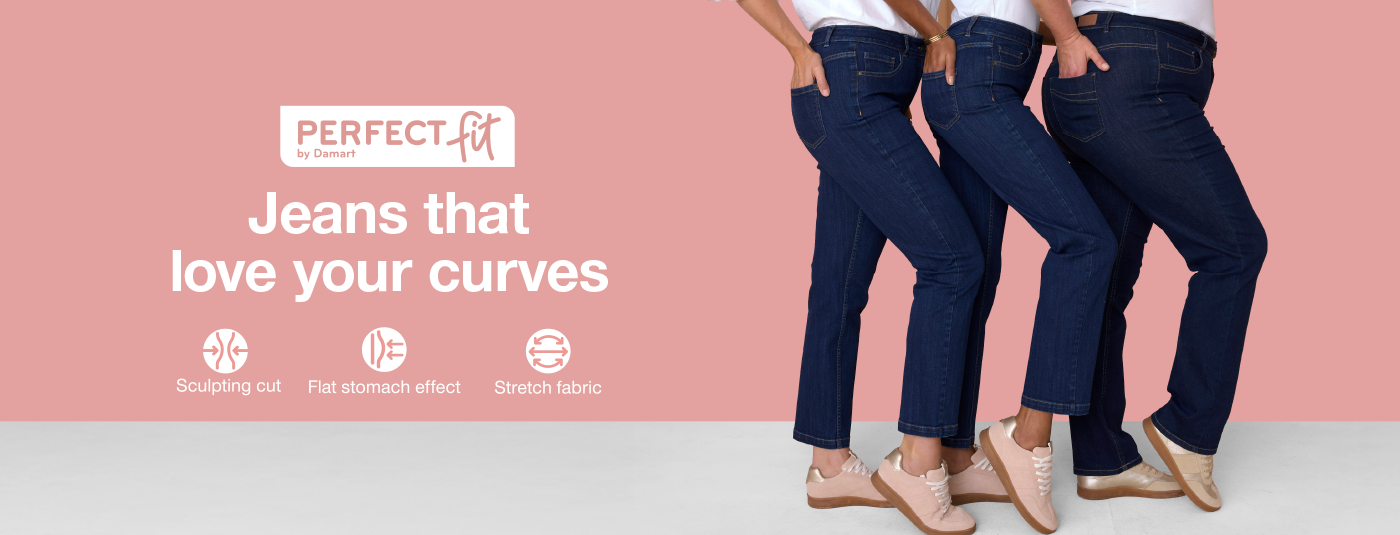 Perfect fit - Introducing jeans that love your curves!