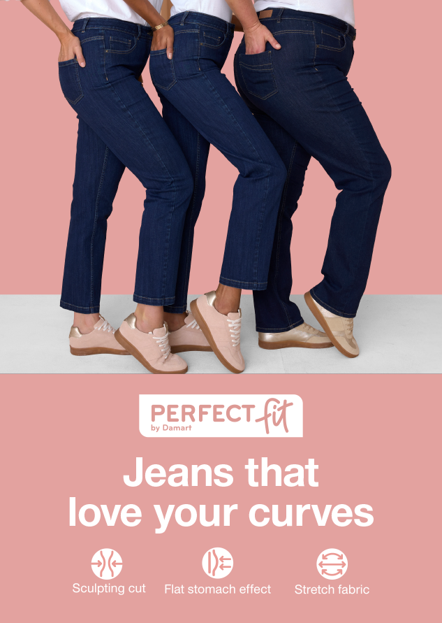 Perfect Fit _ Introducing jeans that love your curves!