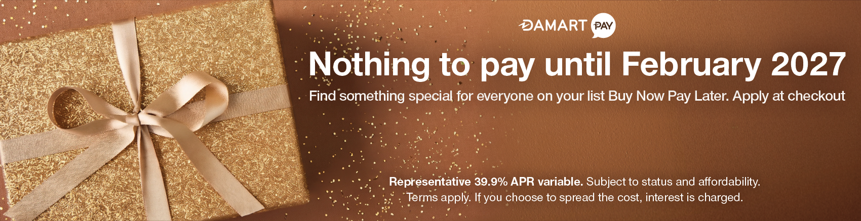 Nothing to pay until Feb 2027