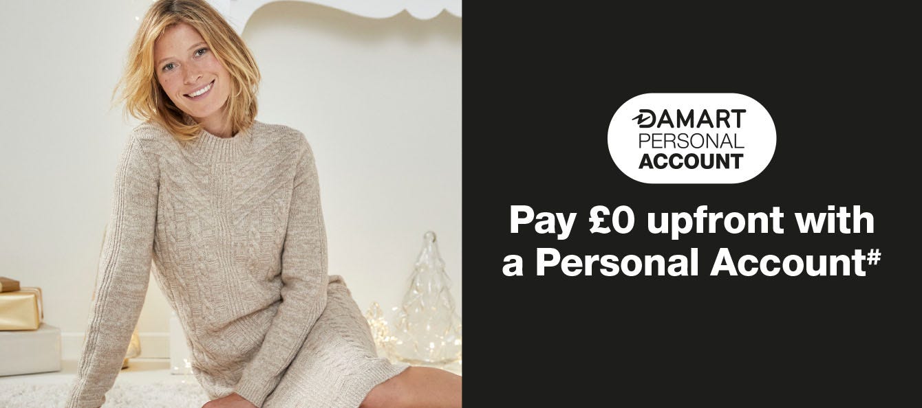 Choose what you love, and pay for it later with a Personal Account