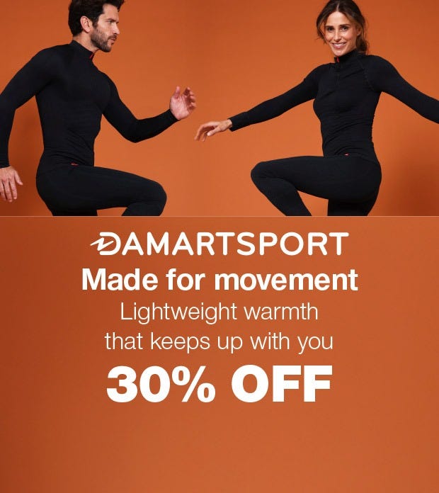 damart sport landing page