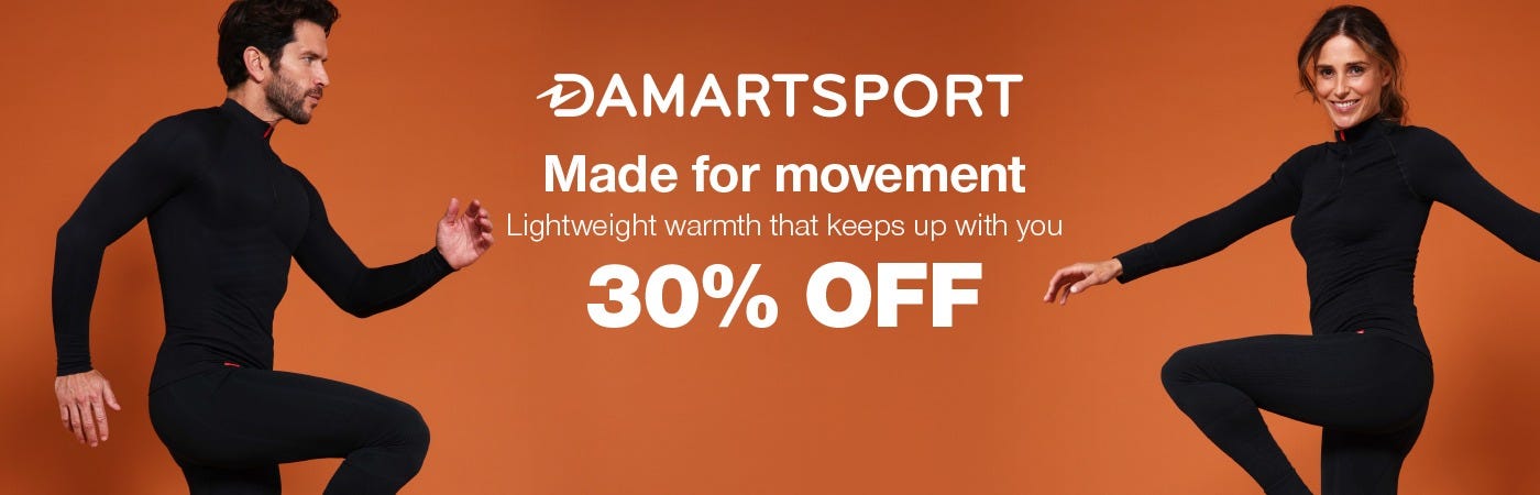 damart sport landing page