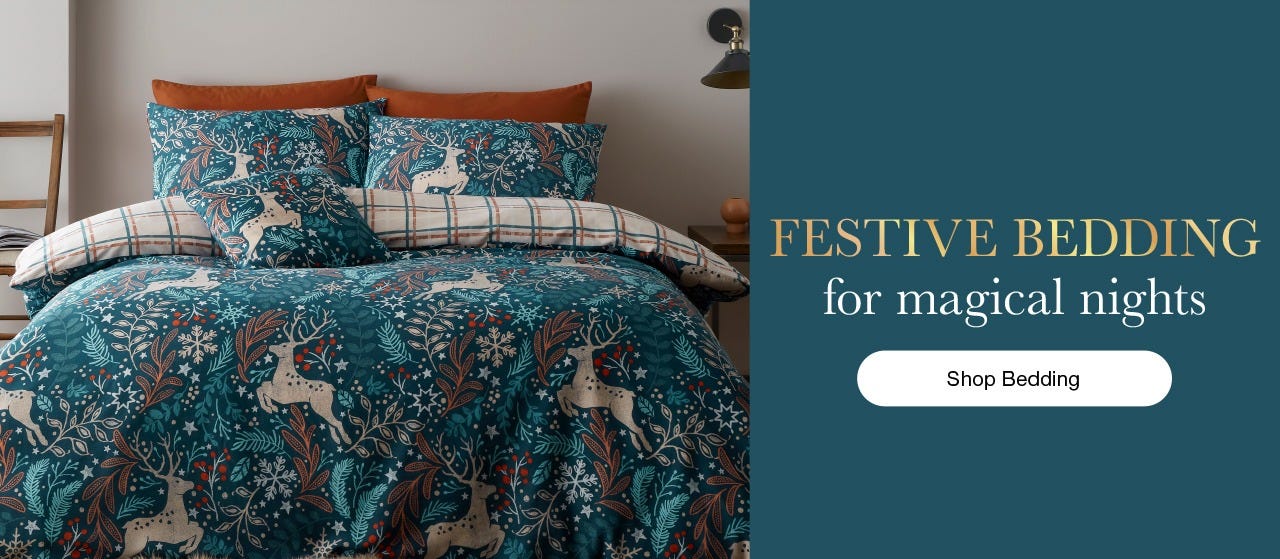 Festive Bedding for Magical Nights - shop bedding