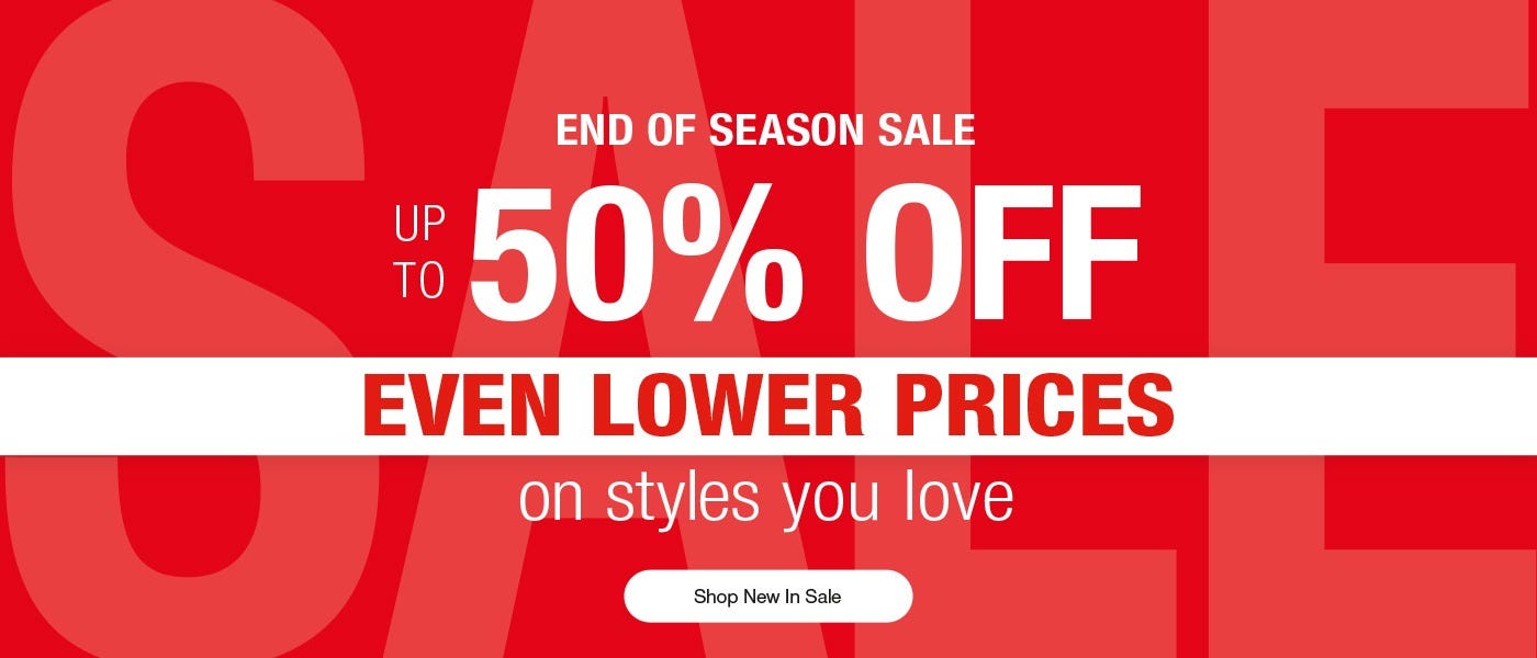 Up to 50% off sale - Shop new in sale