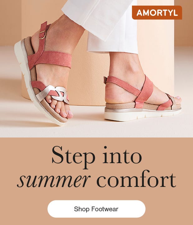step into summer comfort - Shop footwear